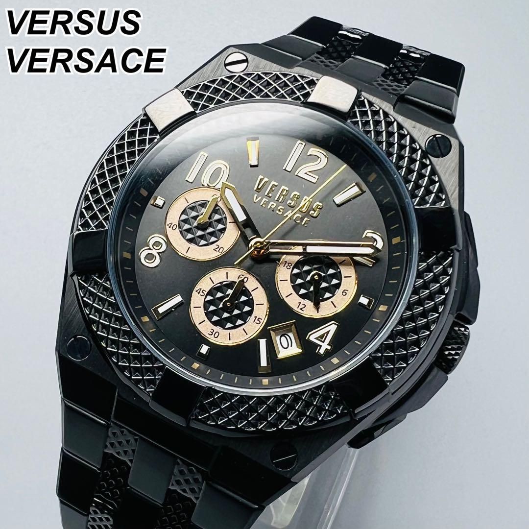 Gianni Versace - ＊新品＊ ヴェルサス VERSACE メンズ ブラック黒