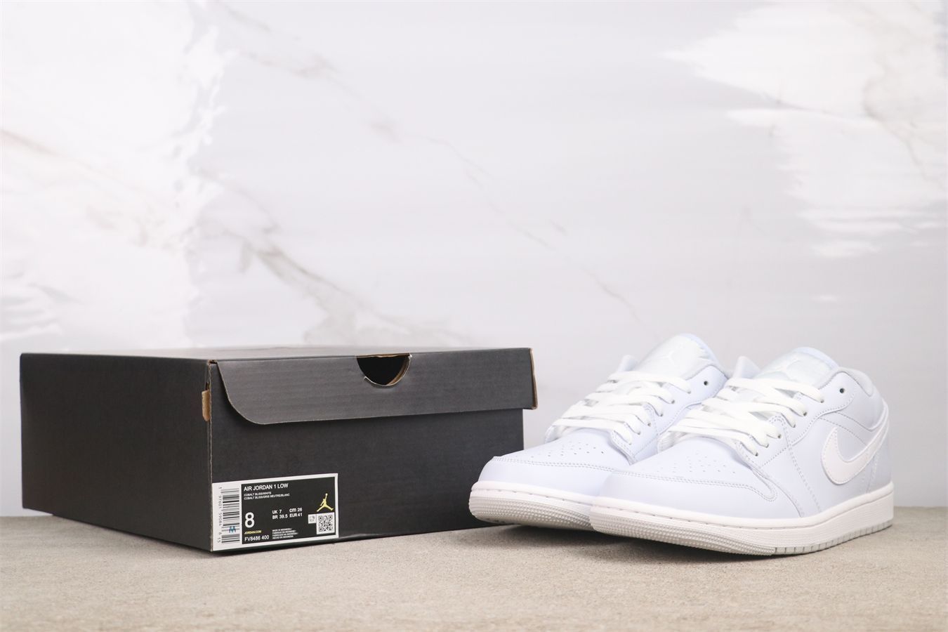 Air Jordan スニーカー ブルー/ホワイト ナイキ AIR JORDAN 1 RETRO HIGH OG レザー×スエード ハイカット