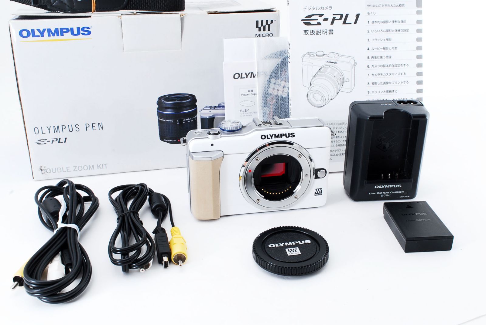 オリンパス コンパクト カメラ ボディのみ ホワイト Olympus E-PL1 