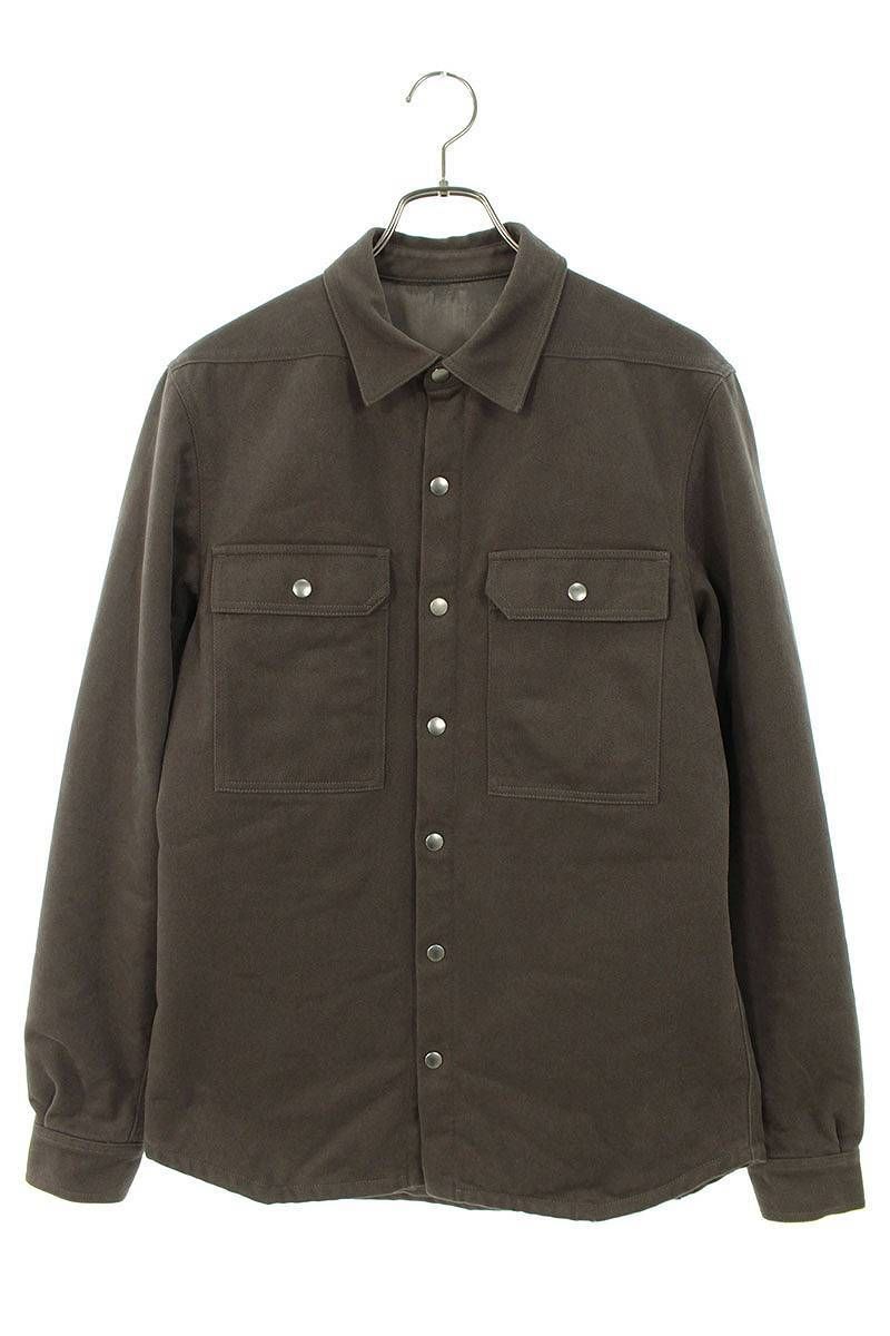 リックオウエンス 22AW RU02B2729-CF コットンシャツブルゾン メンズ 