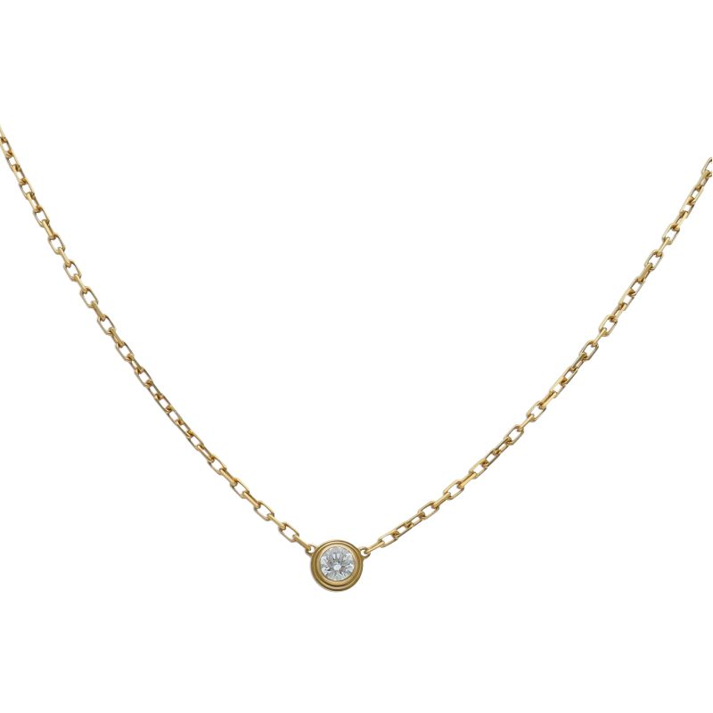 カルティエ ディアマンレジェドゥダイヤネックレスSM B7215800/D:0.09  