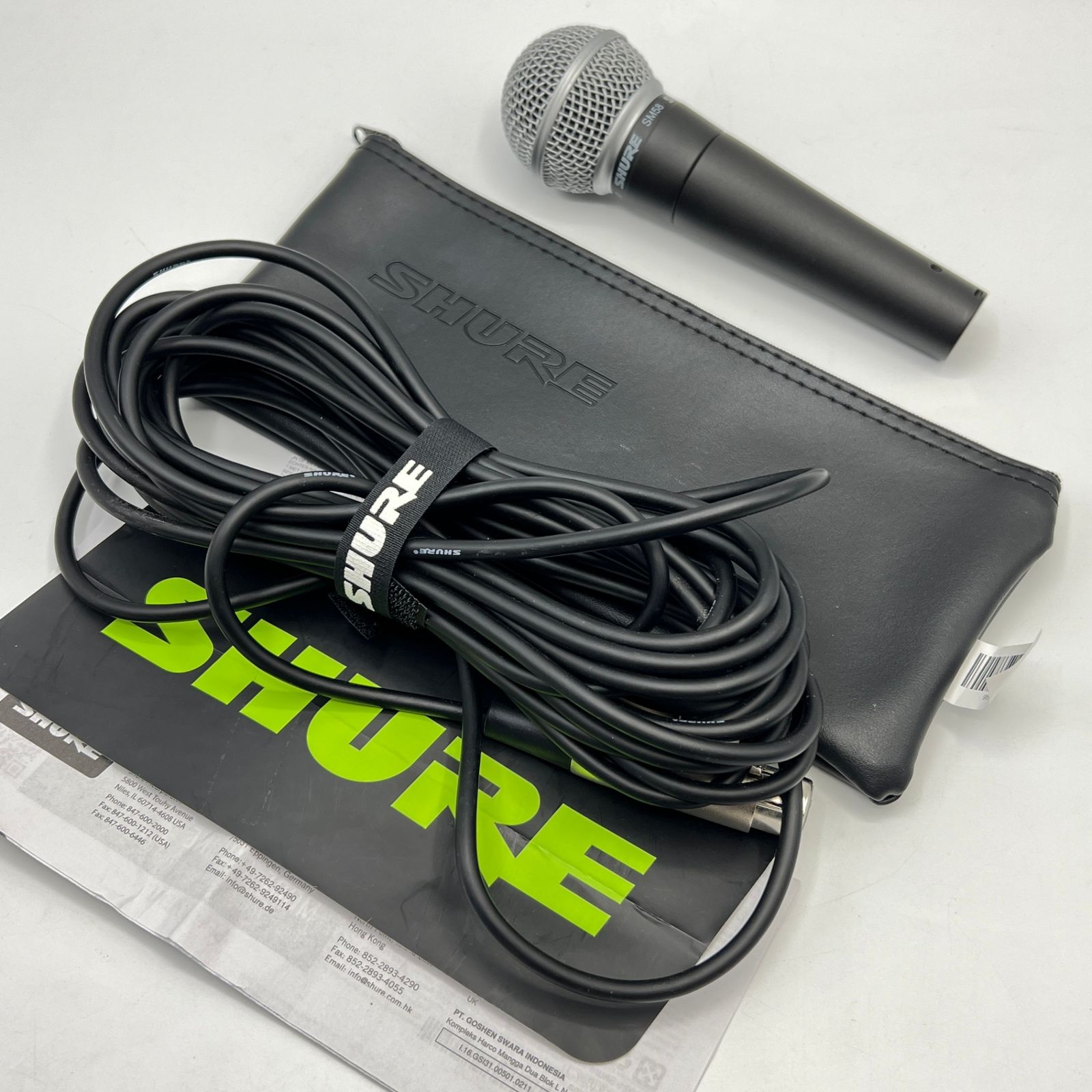 SHURE SM58-LCE ダイナミック型マイクロホン マイクロフォン シュア マイク 本体