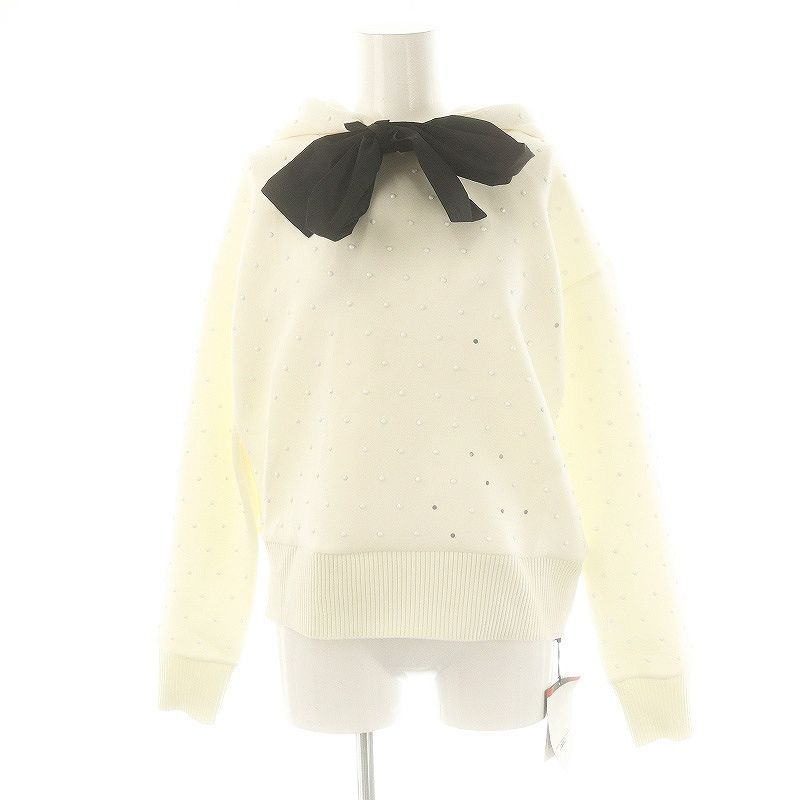 ダブルスタンダードクロージング☆ラインストーン パーカー☆レインボー ラインストーンミニパーカー（パーカー）｜DOUBLE STANDARD