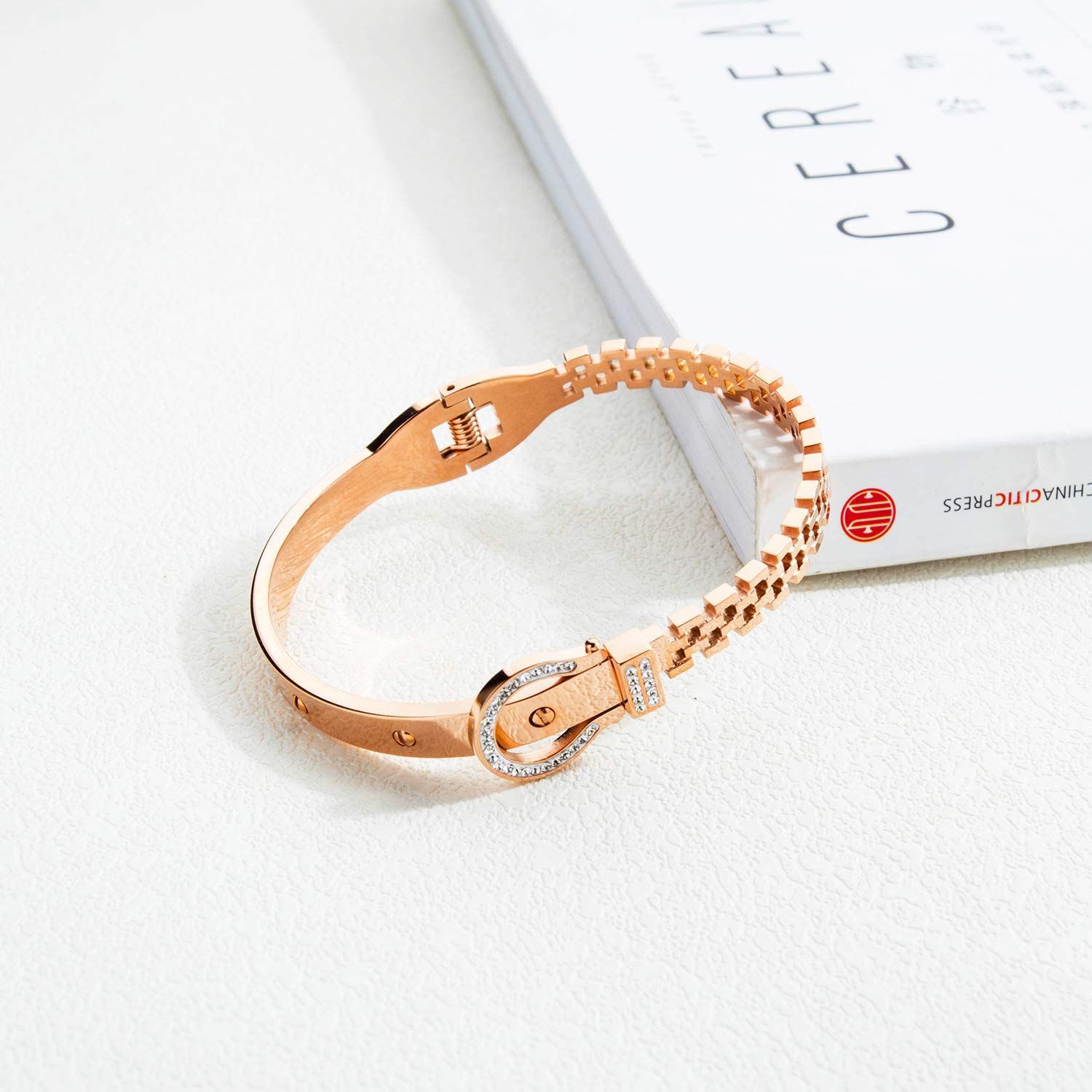 きらきらCZ フィンガースリング ブレスレット ROSEGOLD きらきらCZ フィンガースリング ブレスレット ROSEGOLD