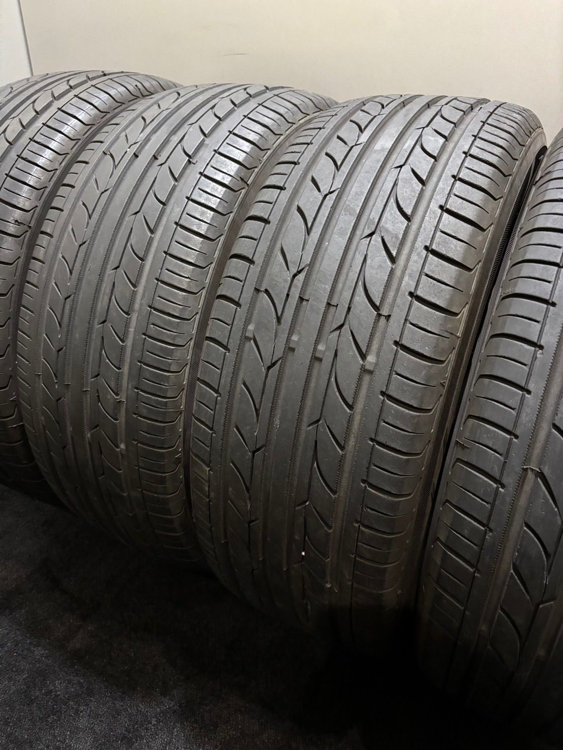 ★205/55R16 YOKOHAMA/A580 21年製 夏タイヤ サマータイヤ 4本 ヨコハマ プリウス インプレッサ A3 (南3-I725)