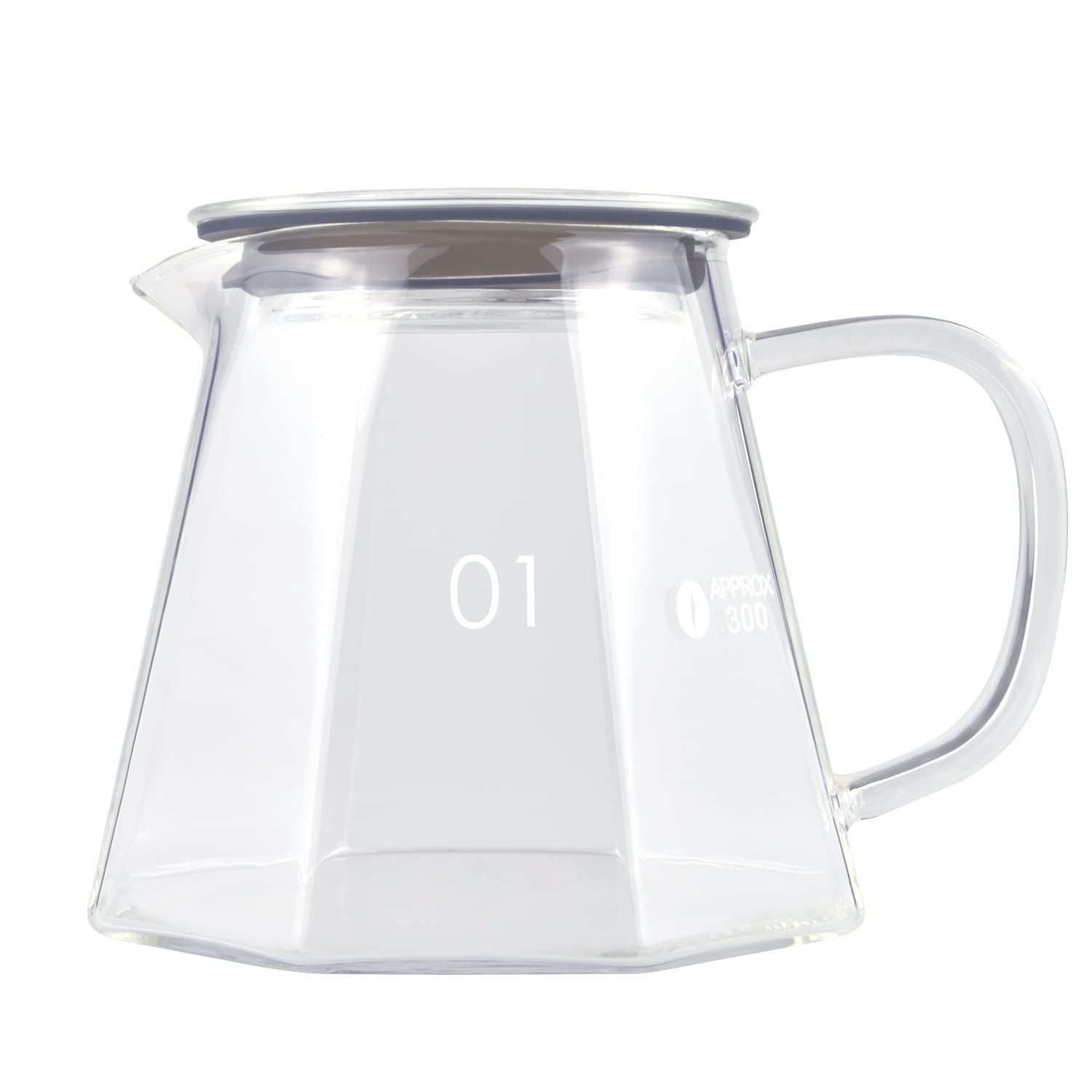 【次回入荷予定なし】食洗機対応 耐熱ガラス コーヒードリッパー 450ML (メルムー・イーラン)コーヒーサーバー 器具 YILAN MERMOO
