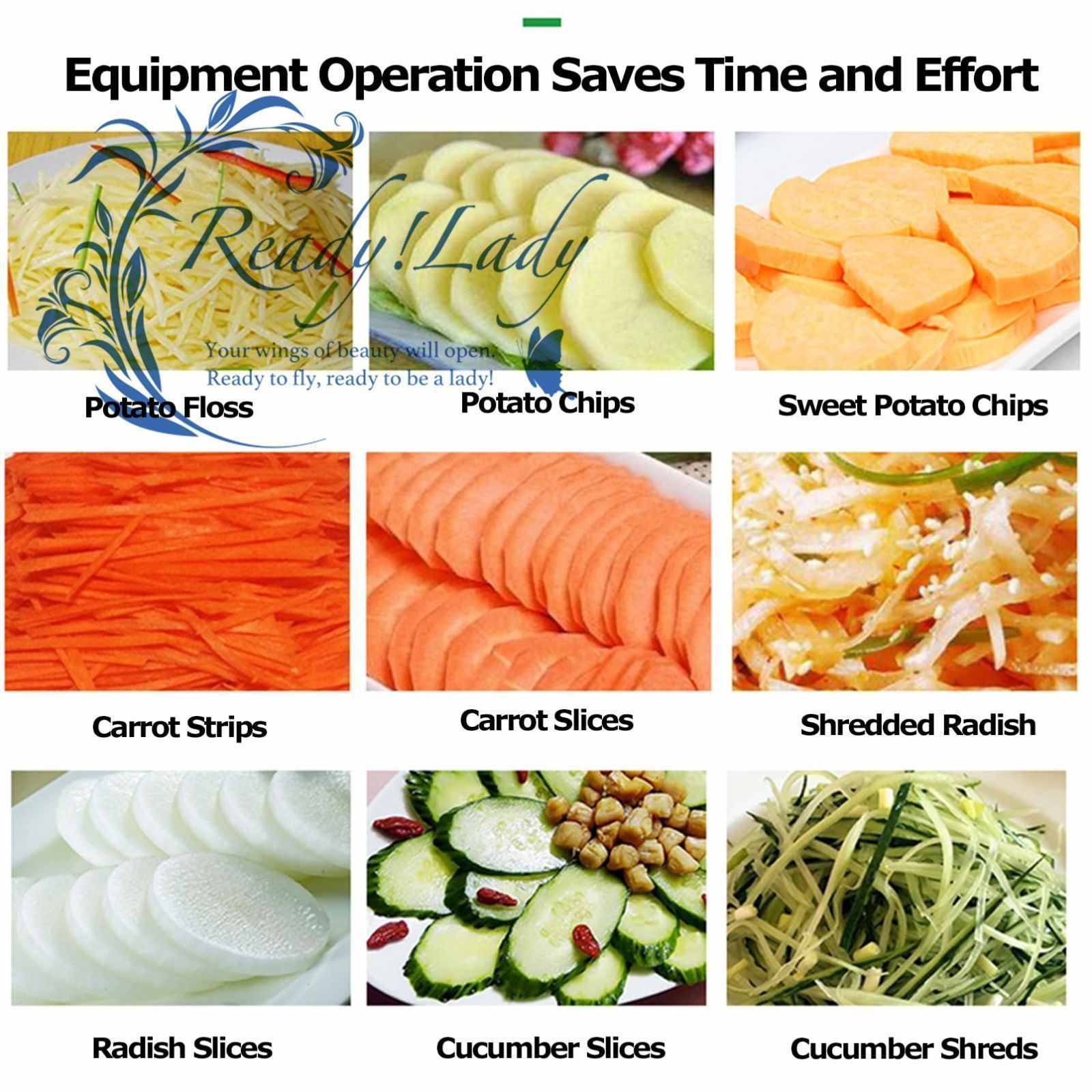 180W電動おろし金スライサー1860r|min多機能食品カッター高速かつ均一キュウリニンジンサツマイモオニオンプロ