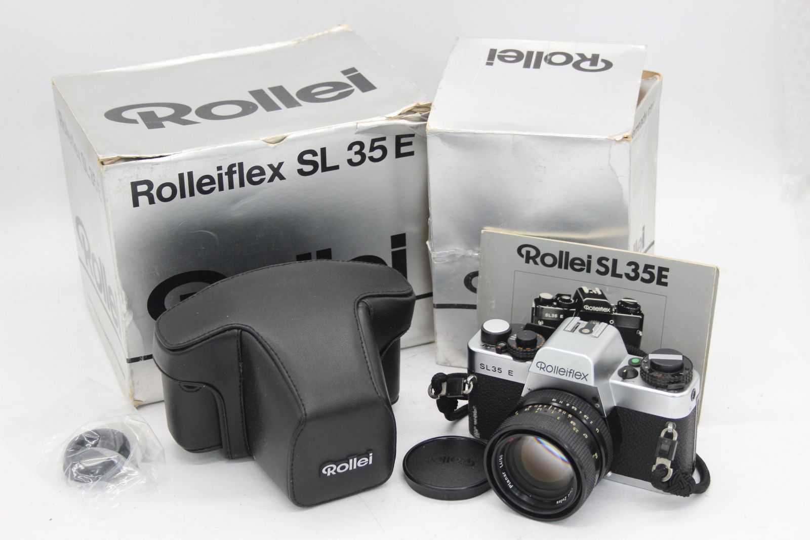 返品保証】 【元箱付き】 ローライ Rolleiflex SL35 E シルバー 