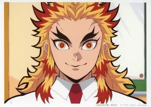 中古】キャラカード 煉獄杏寿郎(正面) 「鬼滅の刃 中高一貫