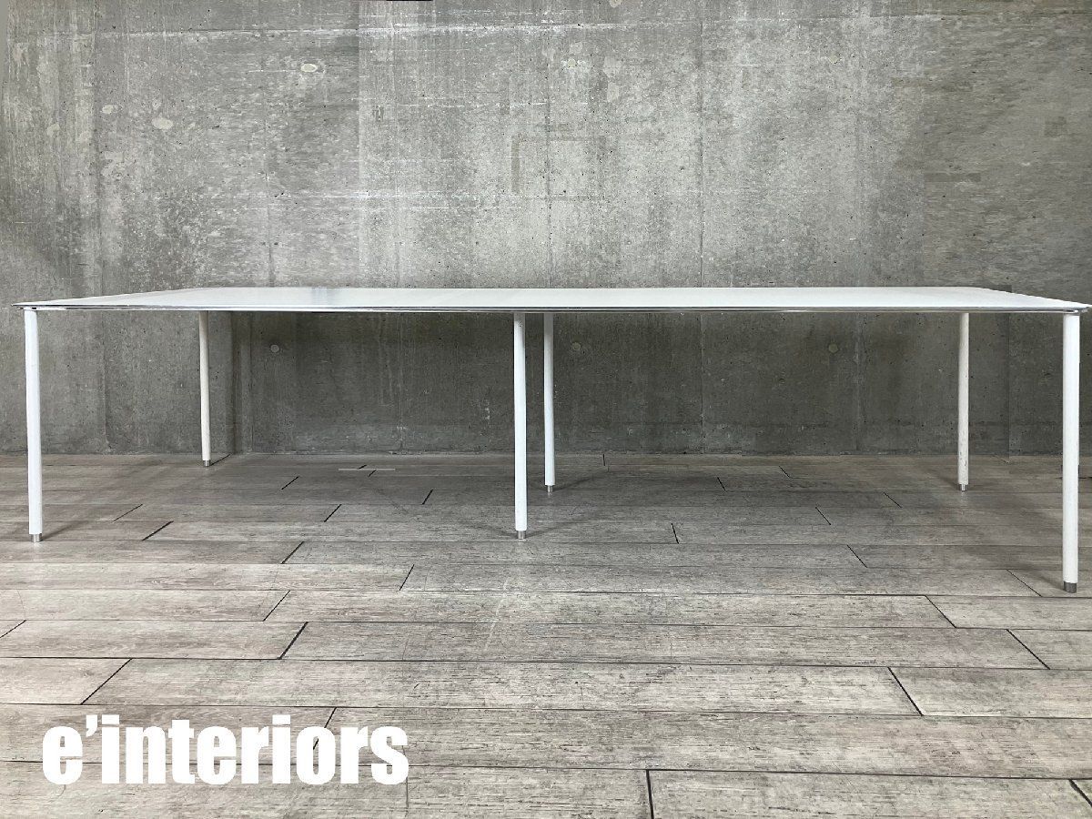 e interiors/インテリアズTee / ティー テーブルホワイトW2800