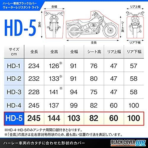 おすすめ】Style: HD5 デイトナ(Daytona) バイクカバー HARLEY