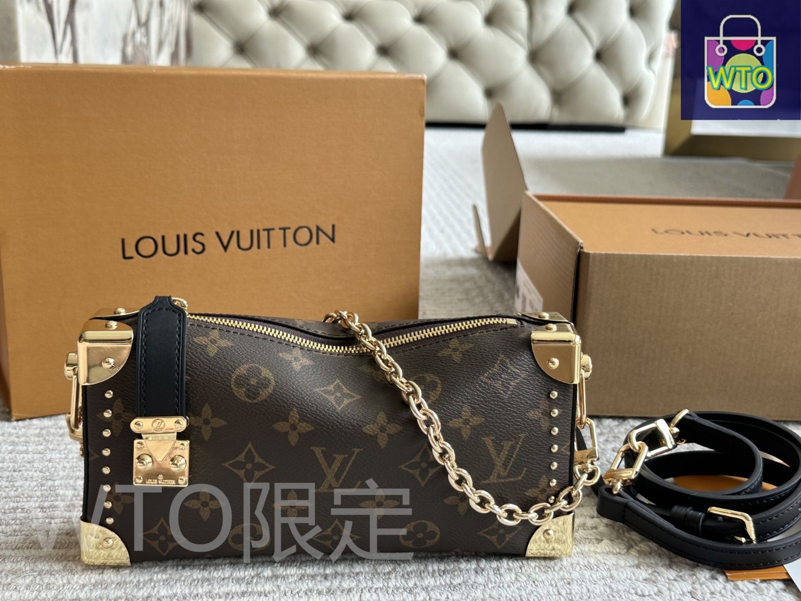 今日特価】LV ルイ・ヴィトン サイドトランク シリーズ 肩?を