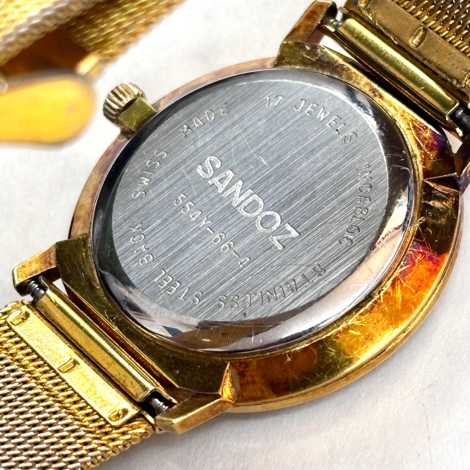 不稼働ジャンク品⭐️SANDOZ サンズ】 コインウォッチ アメリカ 