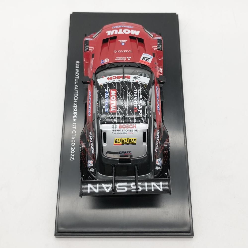 【尾張小牧店】 中古 スパーク 1/43 MOTUL AUTECH Z #23 NISMO GT500 SUPER GT 2022 Tsugio Matsuda - Ronnie Quintarelli 【727】 Spark (スパーク) 1/43 MOTUL AUTECH Z No.23 NISMO GT500 SUPER