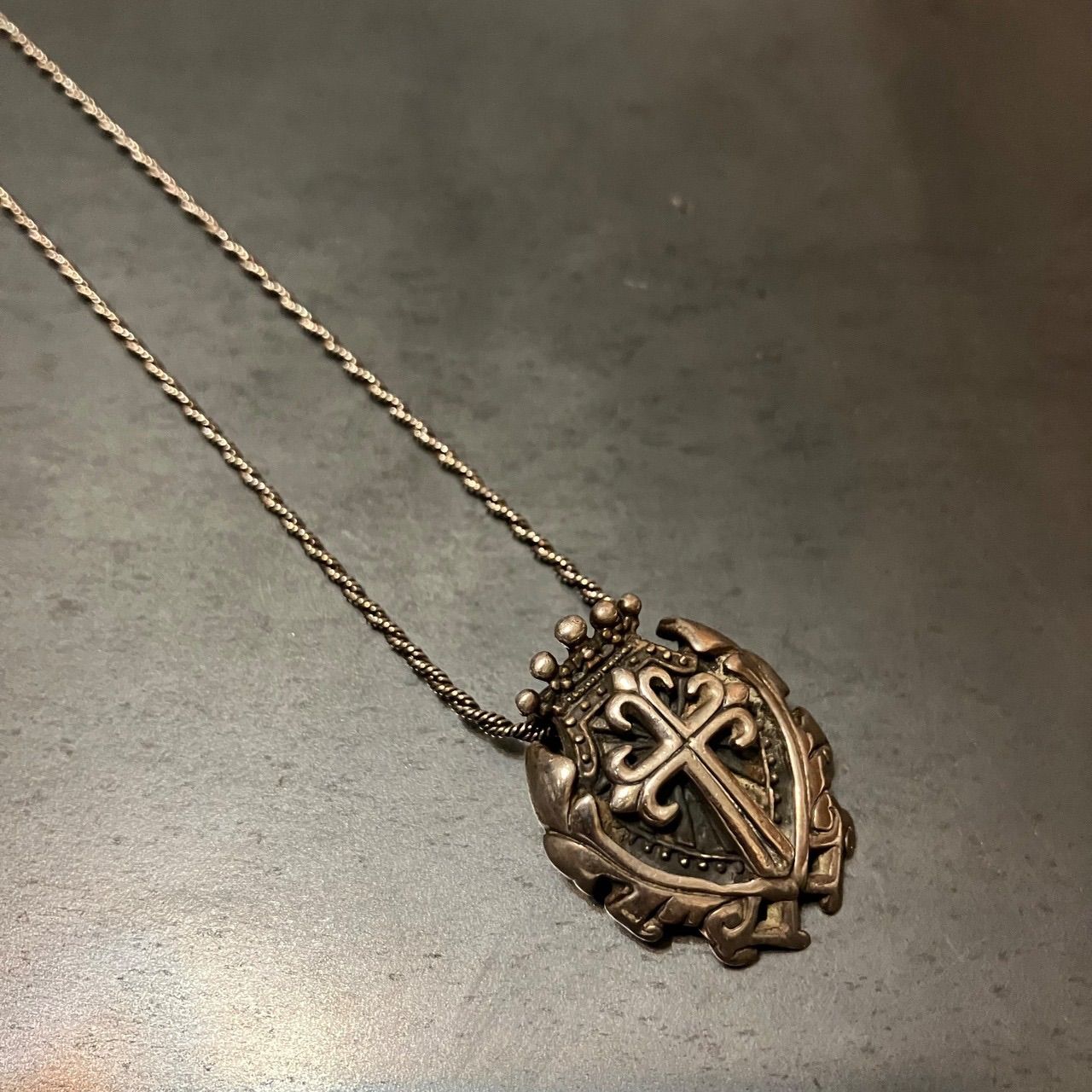 SILVER925 CROSS TOP DESIGN NECKLACE /シルバー/ネックレス SILVER925 CROSS TOP DESIGN NECKLACE /シルバー/ネックレス