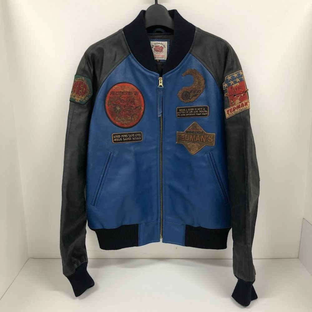 08w6031 TEDMAN テッドマン オールレザー スタジャン /ライダース