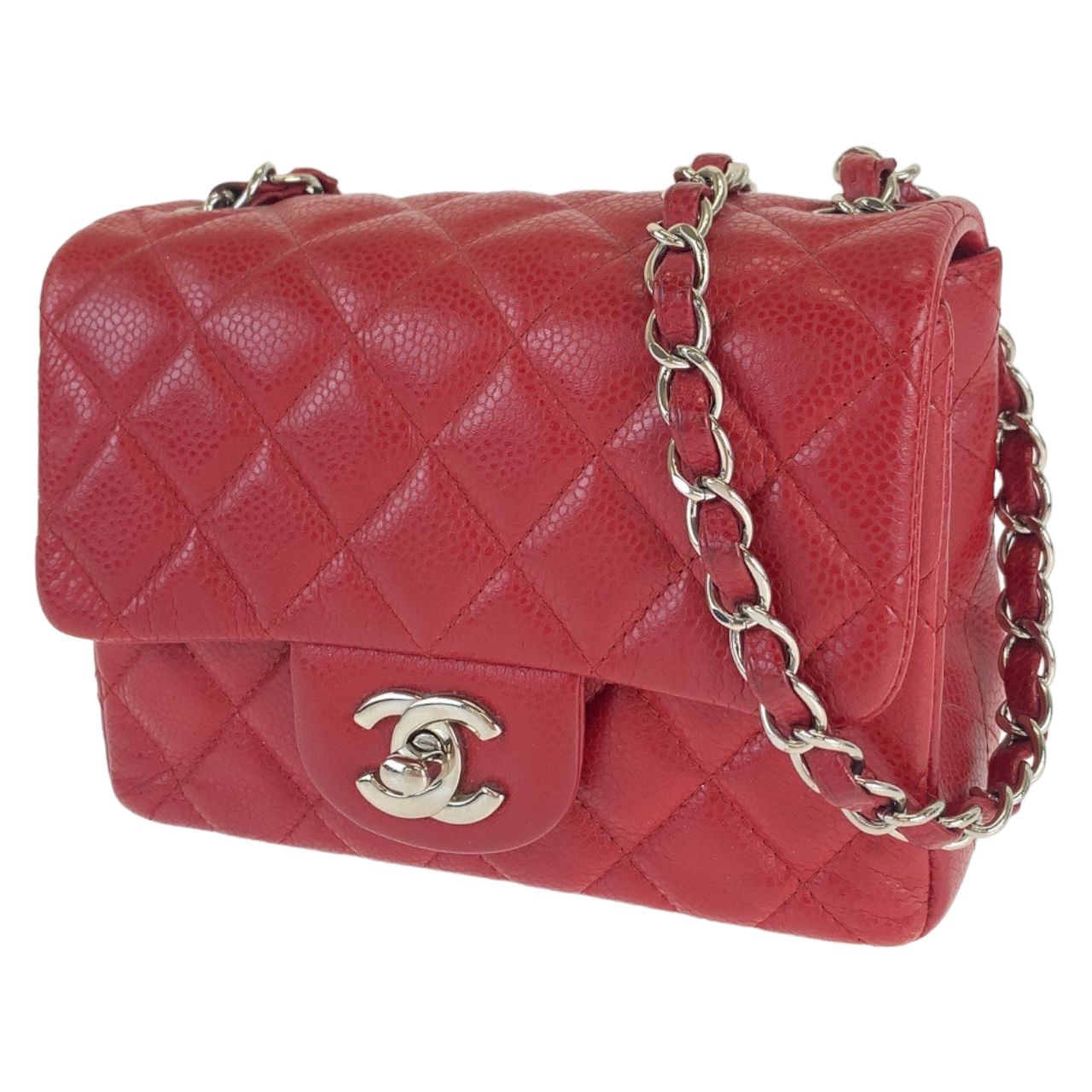 美品 CHANEL シャネル ミニマトラッセ ココマーク ターンロック