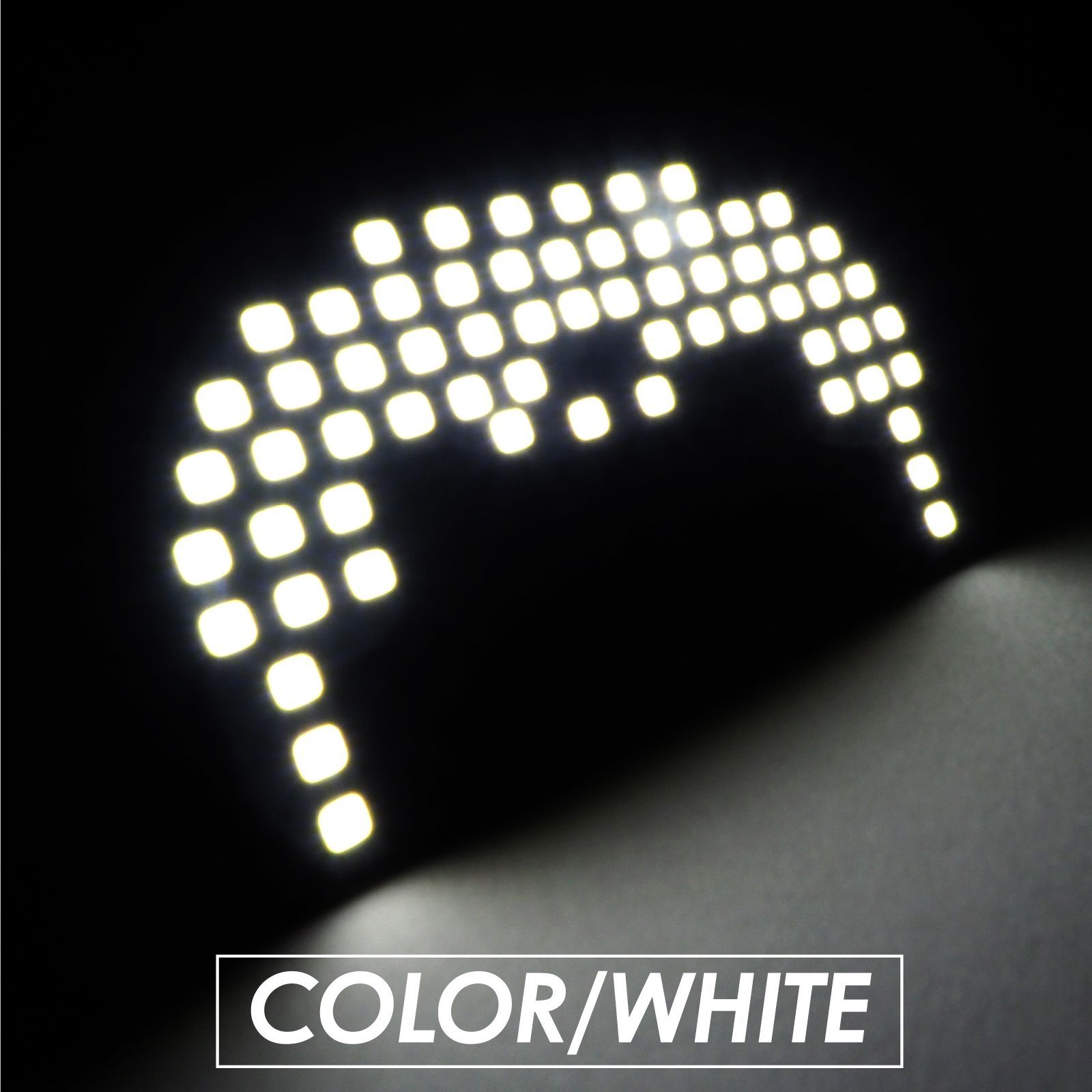 LED ルームランプ サンバートラックグランドキャブ フロント 前席 室内灯 3chip SMD 63灯 高輝度 ホワイト