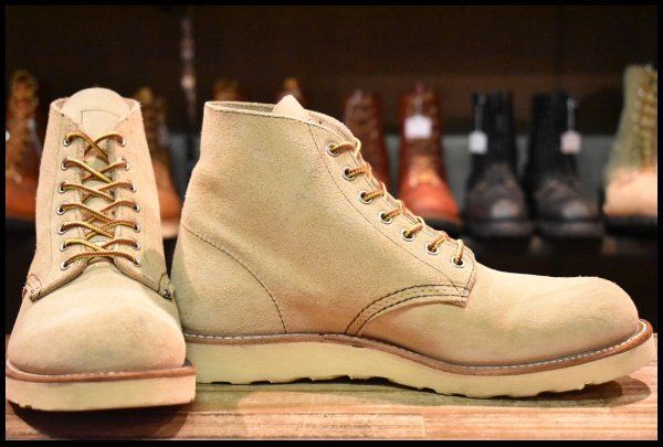 8E 11年 レッドウィング 8167 スエード アイリッシュセッター ホーソーンアビレーン 編み上げ ブーツ redwing HOPESMORE FJ193