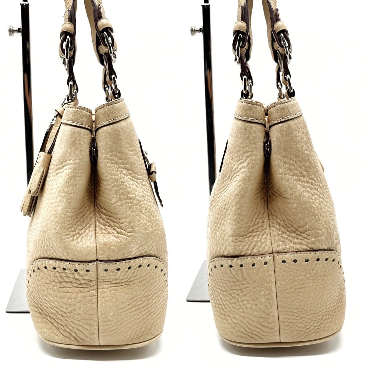 ✨良品✨ COACH コーチ トートバッグ ハンドバッグ バックル
