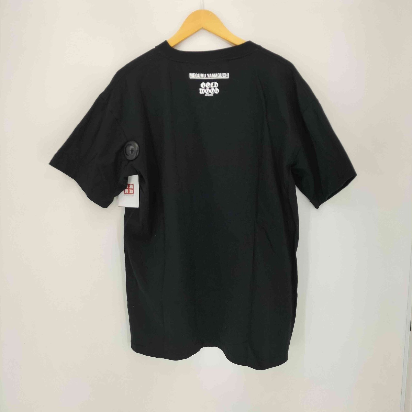 BoTT◇×MEGURU YAMAGUCHI OG Logo Tee/Tシャツ/L/コットン/BLK