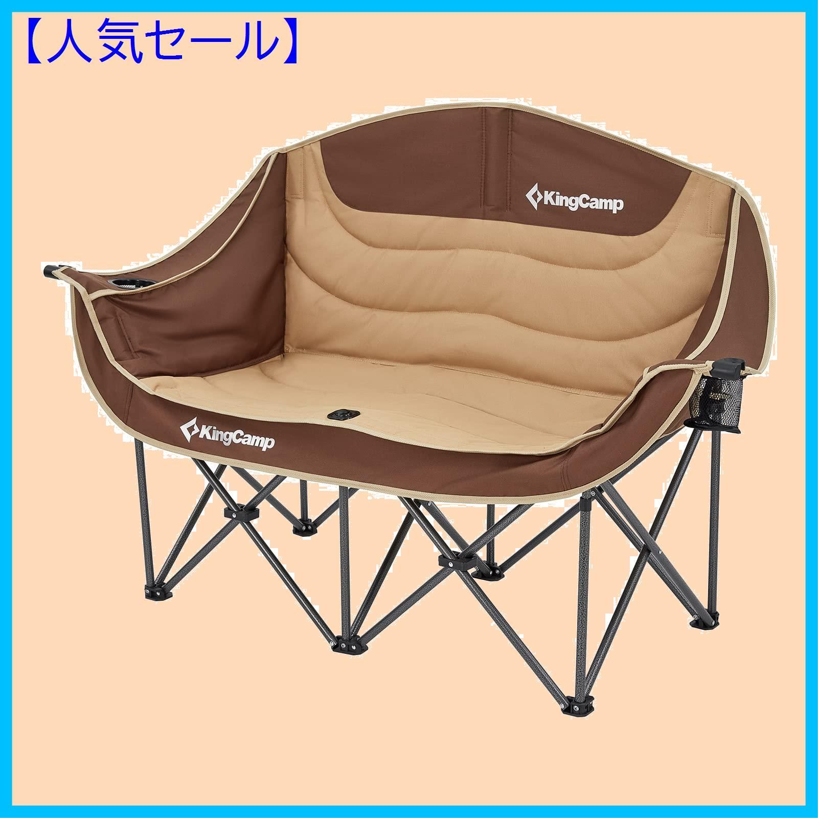 色:カーキー/ブラウン】ソファチェア カップルチェア 二人用 耐荷重