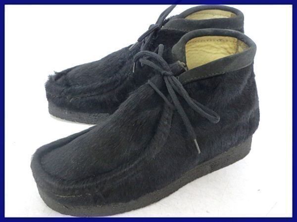 Helen Batemanスコットランド 天然毛皮ブーツ 37 23.0黒◆5 P44 7n44