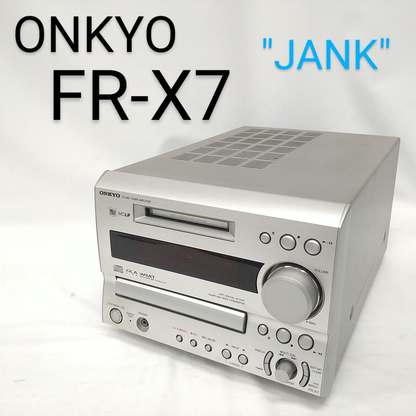 中古／ジャンク】ONKYO FR-X7 CD MD チューナーアンプ - メルカリ