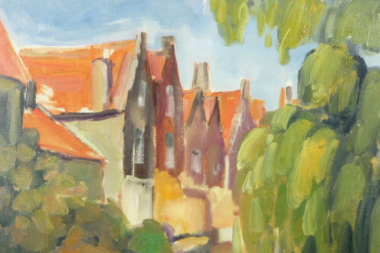 斎藤安大【ベニスの夕映え】 油彩 4号 斎藤安大【ベニスの夕映え】 油彩 4号 油絵 油彩 油彩画 絵 絵画