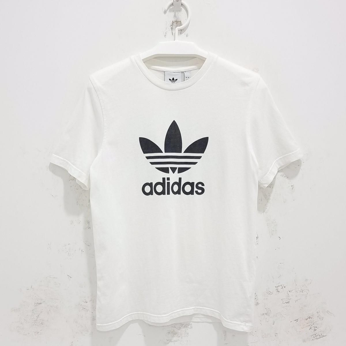 【雷市場（ポンジャン）商品韓国直送】adidas(アディダス) オリジナル メンズ Tシャツ 半袖 ホワイトティー 95 レディース 可能