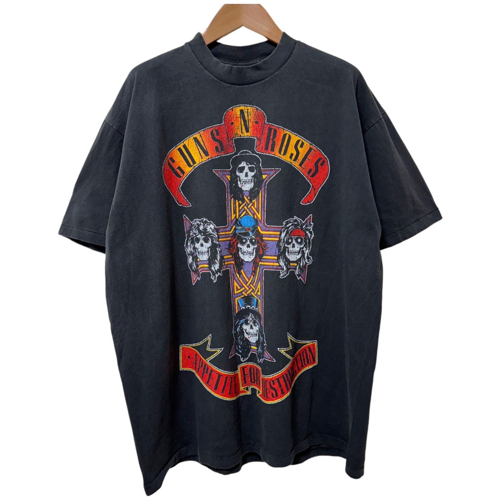 ガンズ・アンド・ローゼズ Tシャツ XLサイズ ブラック 90s USA製