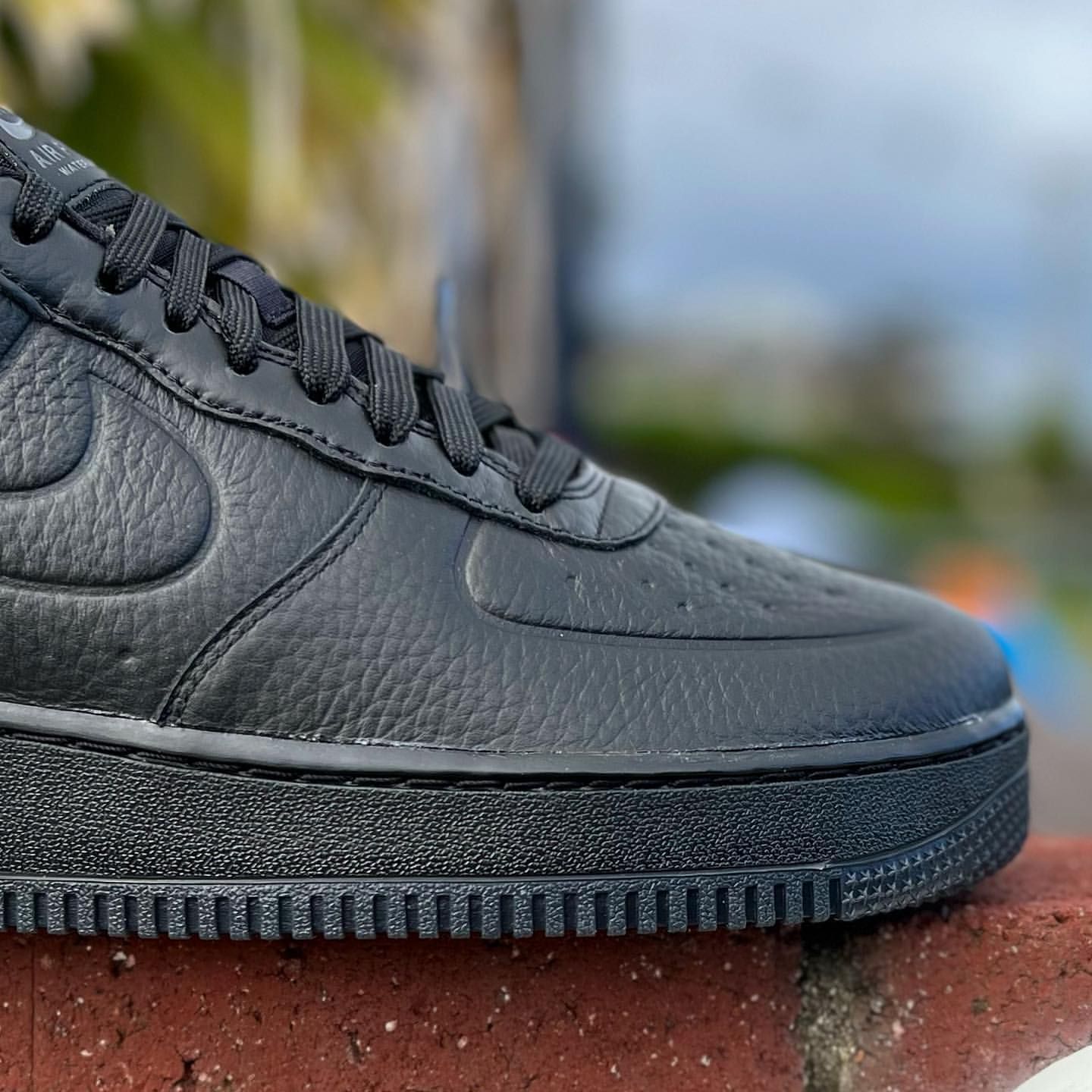 NIKE AIR FORCE 1 LOW WATERPROOF 'BLACK' ナイキ エア フォースワン 