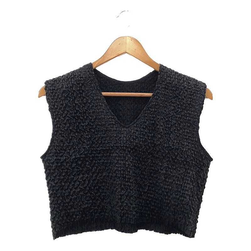 CITYSHOP / シティショップ | 2024SS | VARIATION PLEATS PULLOVER バリエーションプリーツプルオーバー | F | ブラック | レディース CITYSHOP / シティショップ | 2024SS | VARIATION PLEATS PULLOVER