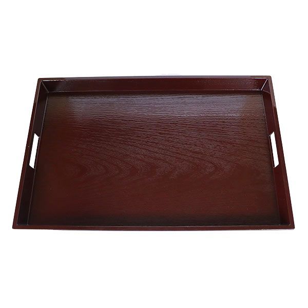 長手木目盆 日本製 お盆 トレー トレイ 木製 カフェ cafe 和食 日本食 料亭 業務用