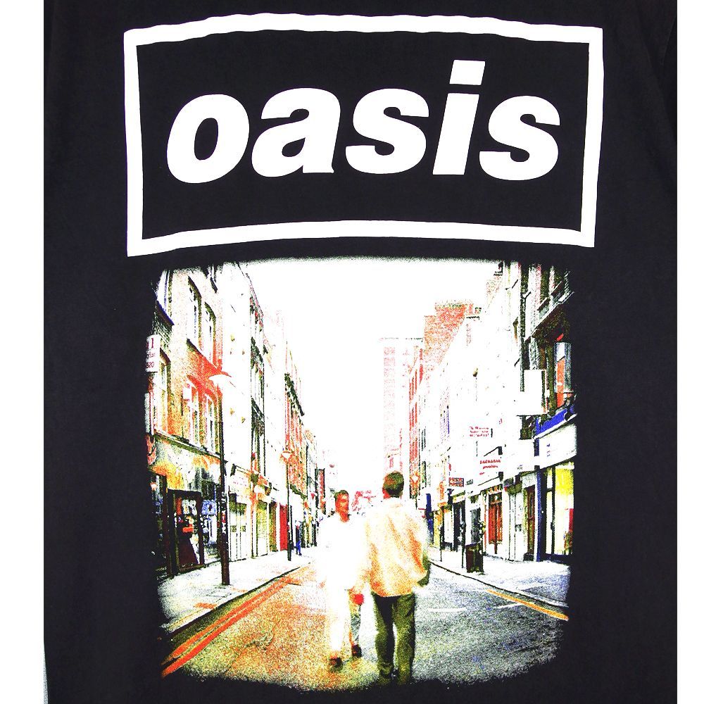 187 oasis オアシス Tシャツ OASIS ブラック Lサイズ 美品