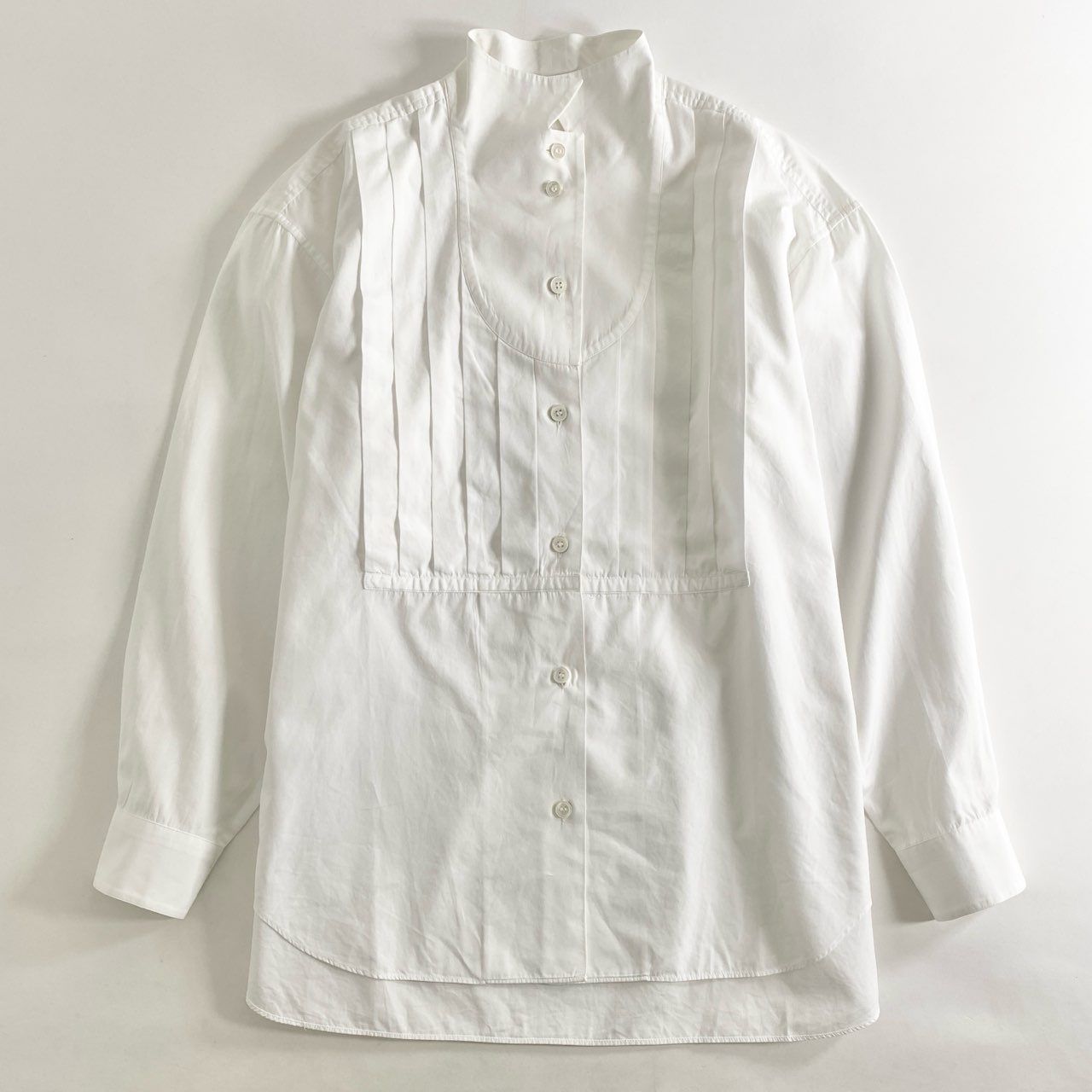 【専用】【筆タグ】issey miyake長袖シャツ 80s 7i17 80s ISSEY MIYAKE イッセイミヤケ 筆タグ 長袖シャツ ドレス