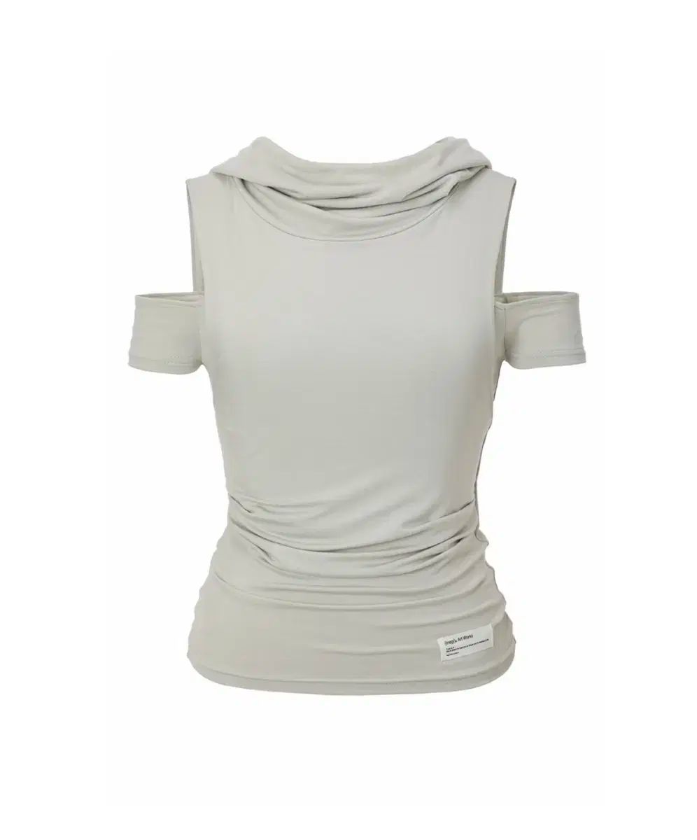 INEGI ミュート Tシャツ フーディー トップス ベージュ