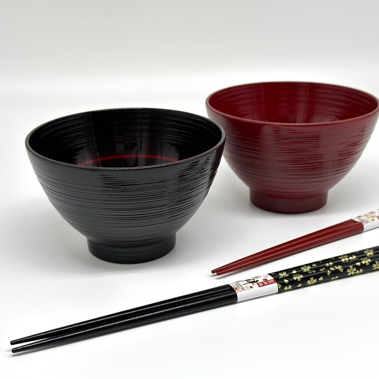 新品 山家漆器店 曙 汁椀 ペアセット レンジ対応 食洗機対応 箸