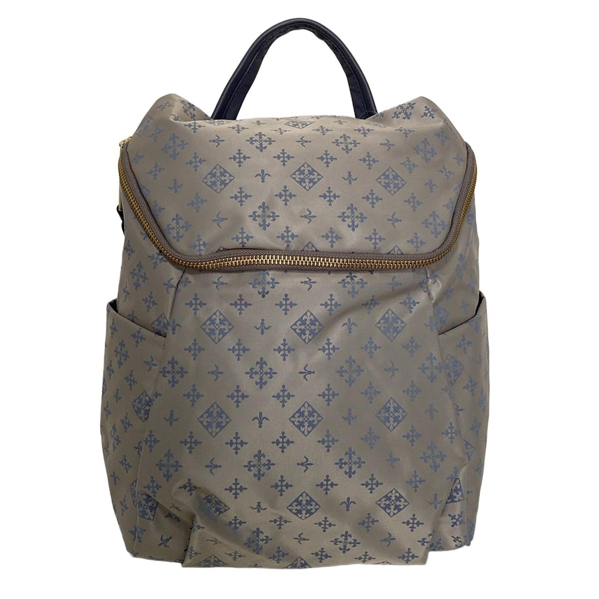 russet ラシット リュックサック グレー×ライトブルー レザー