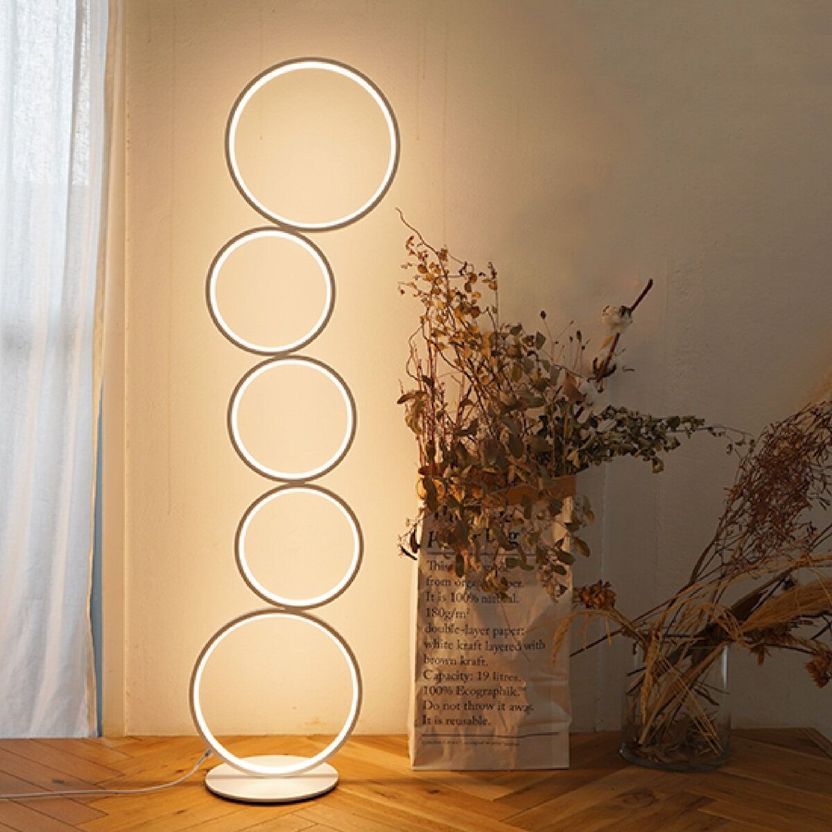 BRIDGEPORT DESIGNS シリンダーフロアランプ