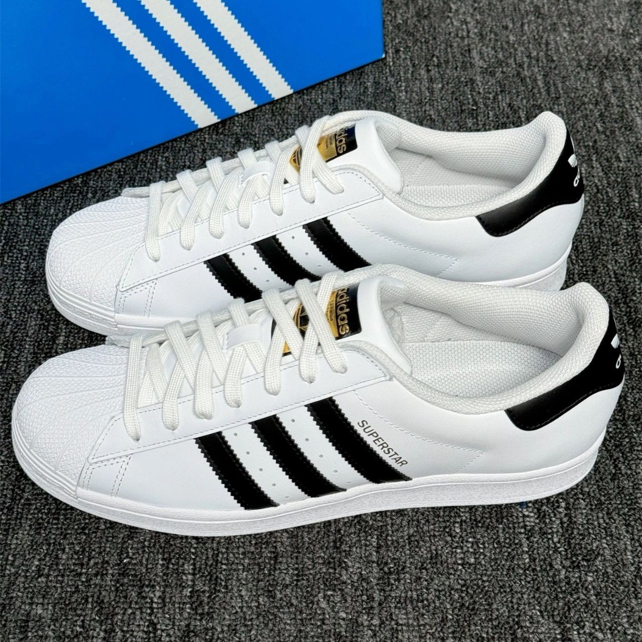 アディダス スーパースター super star スニーカー メンズ ホワイト 白 靴 シューズ ローカット レザートレフォイルオリジナルス adidas originals EG4958