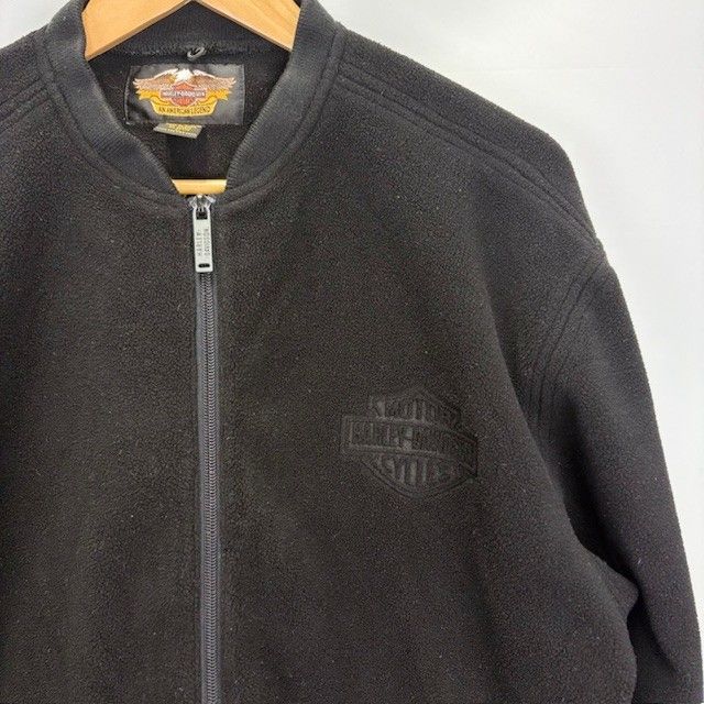 HARLEY-DAVIDSON MOTOR CLOTHES フリース ボンバージャケット サイズⅬ 07092906 871