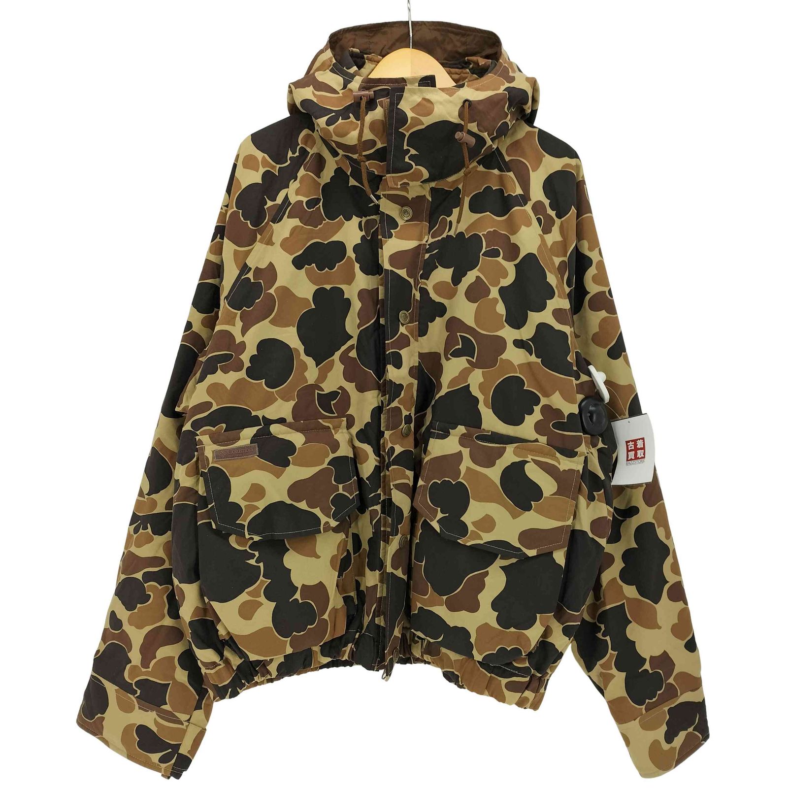 コロンビアスポーツウェア Columbia Sportswear 90s OMNI TECH ダックカモ マウンテンパーカー メンズ JPN：XL 