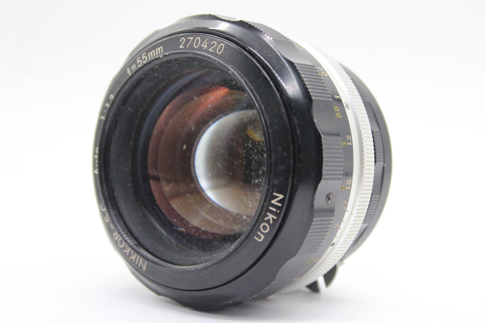 ニコン NIKKOR-S.C Auto 55mm F1.2 中古 中古】(ニコン) Nikon NIKKOR-S Auto 55mm F1.2｜ナニワグループ