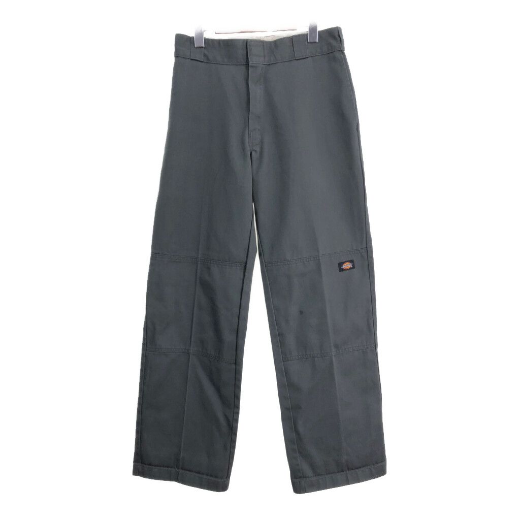 Dickies ディッキーズ ダブルニー ワークパンツ グレー (メンズ W30 L32) 中古 古着 S4308