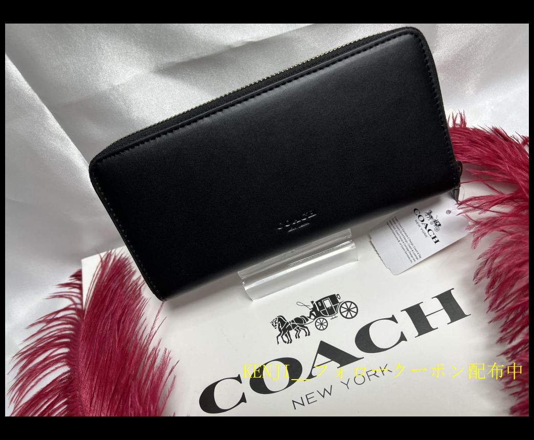 新品コーチCOACH 長財布 財布 パックマンコラボ黒 フューシャ レザー コーチ パックマン コラボ レザープレゼント 父の日母の日贈り物 ギフト  吉日 新品未使用 ブランド 財布 メンズ ファッション B149 F55736 a2127 - メルカリ