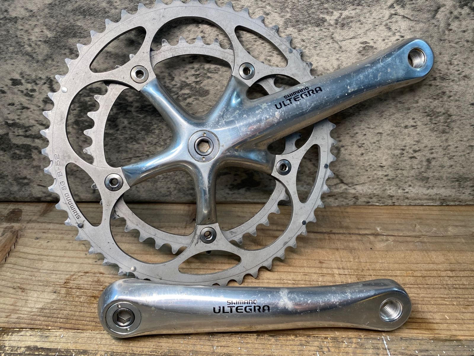 SHIMANO ULTEGRA FC-6500 52-39Tクランクセット SHIMANO 「シマノ」 ULTEGRA FC-6500 165mm 52-39T クランク