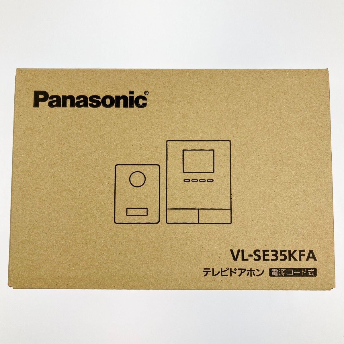 ▽▽Panasonic パナソニック テレビドアホン 電源コード式 VE-SL35KFA 開封
