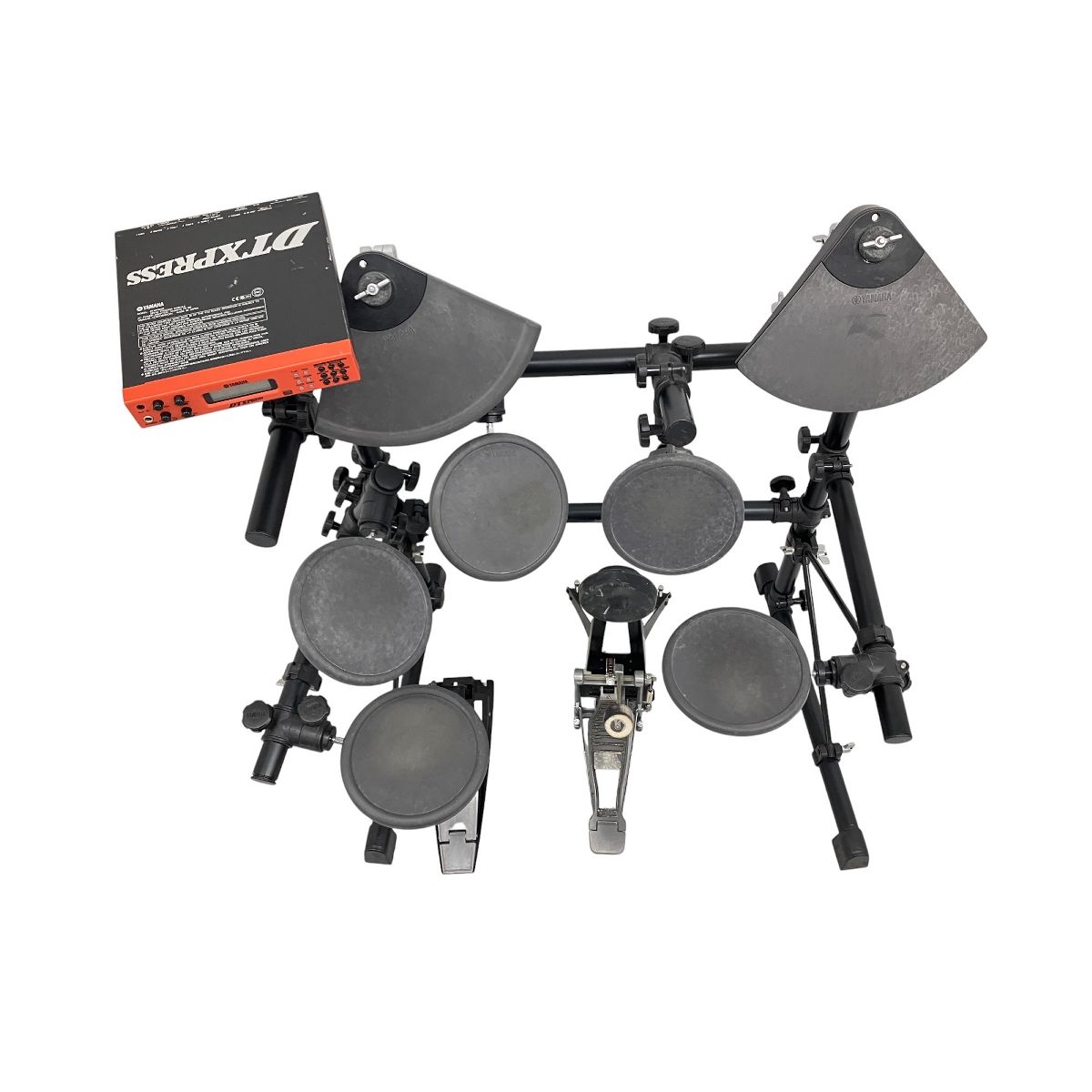 YAMAHA ヤマハ 電子ドラムセット DTXPRESS２☆中古☆【191121-1W　マ20】 YAMAHA DTXPRESS II 電子ドラムセット アダプター 中古