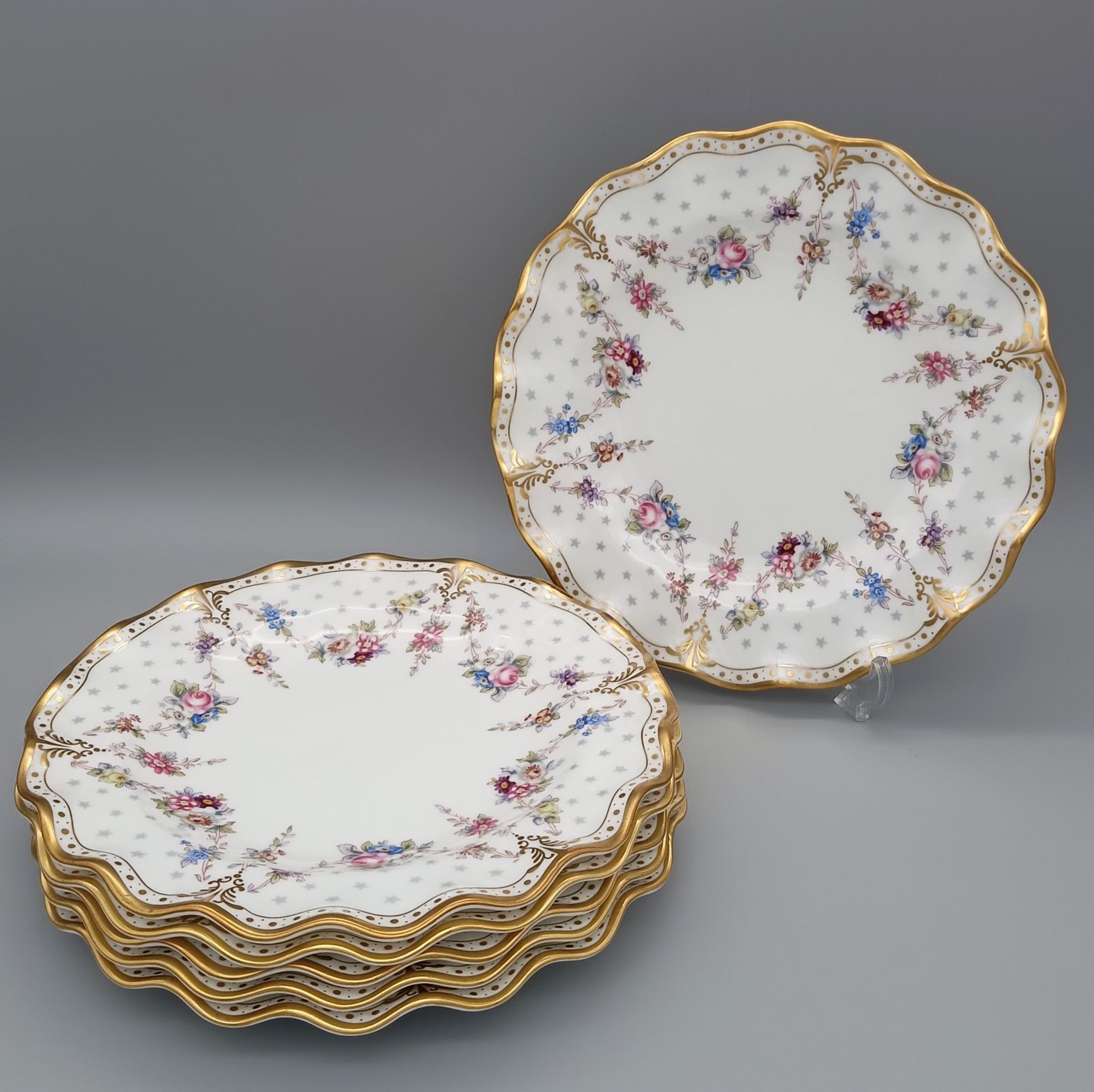 ロイヤルクラウンダービー ロイヤルアントワネット ケーキ皿 20cm